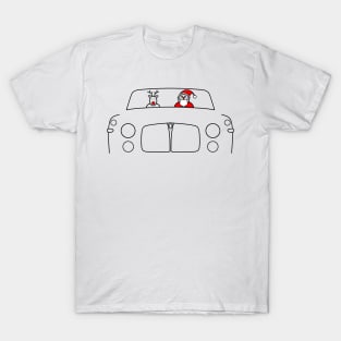 Rover P5 classic British car Christmas special edition T-Shirt